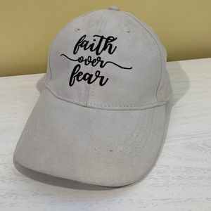 Faith over fear hat/cap